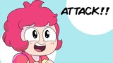 Cyclops attack (Verona fights a cyclop ) Clash World Episode 7 Funny Cartoon comic animatic mix