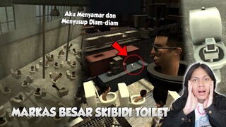 AKU PERGI KE MARKAS BESAR SKIBIDI TOILET DAN MENEMUKAN INI ! Menyusup dan menyamar jadi SPY TOILET