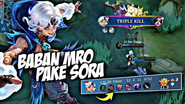 Pake Sora Lagi!! Calon Masuk Exp Tier S!! Sakit Dan Tebal Auto Gendong Team!! - Mobile Legends