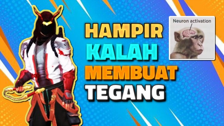 TERLALU FOKUS MEMBUAT BADAN TEGANG 💀(FREE FIRE EXE)