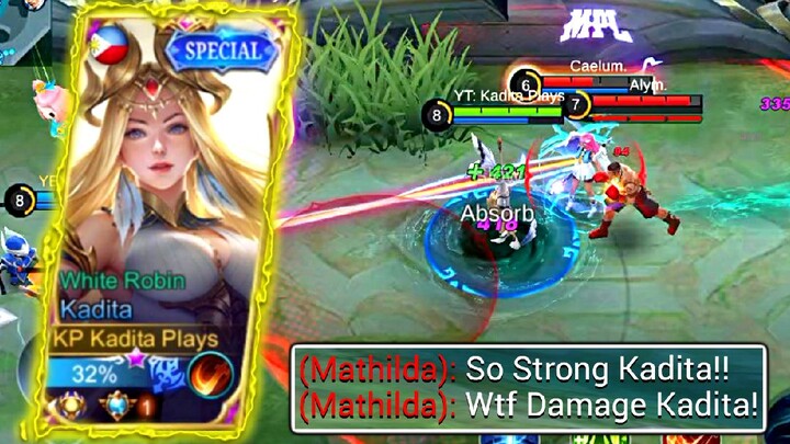 KADITA VS TOP GLOBAL MATHILDA AND PAQUITO IN RANK GAME!! | MOBILE LEGENDS
