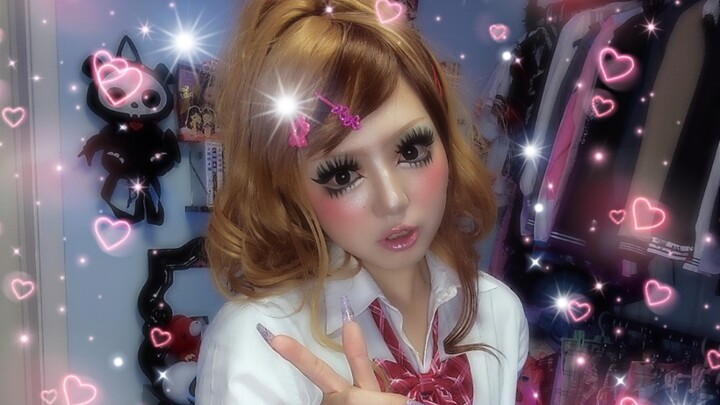 Gadis Gyaru Shibuya | Gaya JK | Game Kecil Makeup + Ganti Baju