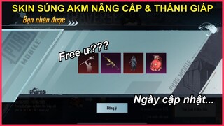 NGÀY CẬP NHẬT SKIN SÚNG AKM NÂNG CẤP, THÁNH GIÁP POSEIDON XSUIT CỰC ĐẸP SẮP TỚI || PUBG MOBILE