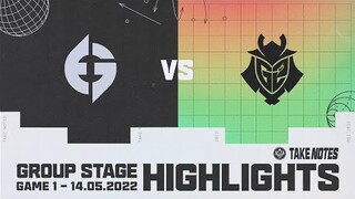 Highlights EG vs G2 [Vòng Bảng - Ngày 5] [MSI 2022][14.05.2022]
