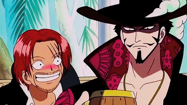 Hawkeye đến gặp Red Hair với lệnh truy nã của Luffy