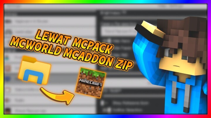 100% BERHASIL!! CARA PASANG TEXTURE, SHADER, ADDON DAN WORLD DI MCPE 1.18 KE ATAS!! - Tutorial MCPE