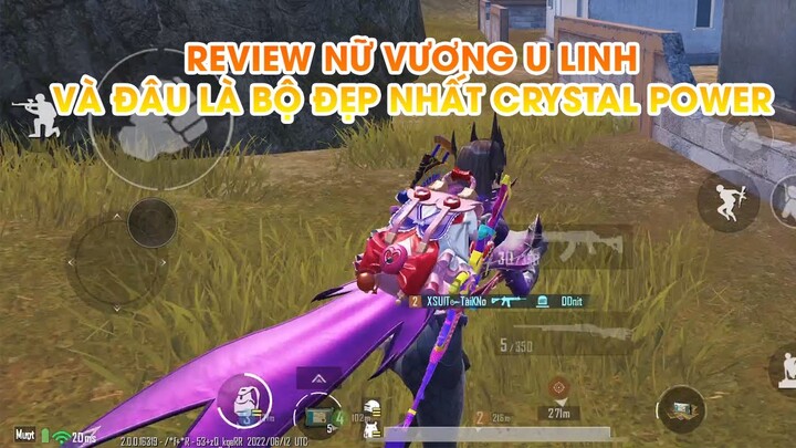 PUBG MOBILE | CRYSTAL POWER | TRANG PHỤC NỮ VƯƠNG U LINH VÀ ĐÂU LÀ TRANG PHỤC ĐẸP NHẤT VÒNG QUAY NÀY