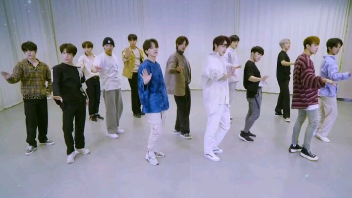 SEVENTEEN’s “Fallin’ Flower” practice room version—artistic! Artistic!