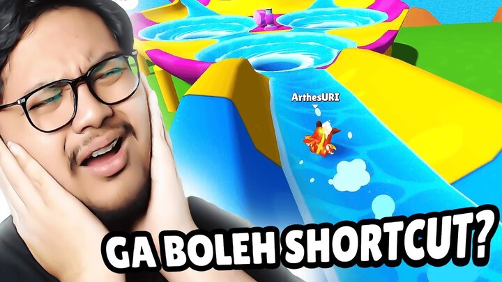 AKU GA BOLEH PAKE SHORTCUT DI STUMBLE GUYS!?