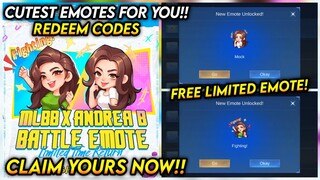 REDEEM NOW! CLAIM LIMITED EMOTES FOR FREE (TUTORIAL) - MLBB