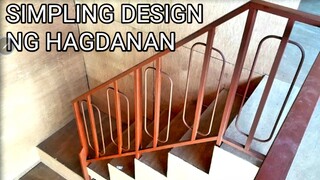 SIMPLE na DESIGN ng HAGDANAN | LESS gastos madaling matapos |BAHAY NA GAWA SA YERO