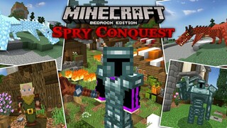 Minecraft มือถือ _ แจก+รีวิว Addon  Spry  Conquest มังกรไฟและน้ำแข็งพร้อมสัตว์ใน