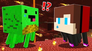 How Mikey and JJ Became a GHAST ? - Minecraft (Maizen)