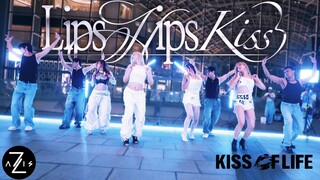 【Z轴舞团】吻妹kiss of life最新回归曲lips hips kiss高质量一镜到底路演翻跳
