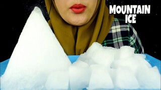 ASMR ICE EATING || MOUNTAIN ICE AND CUBES SHAVED || MAKAN ES SERUT || SEGAR || ASMR INDONESIA