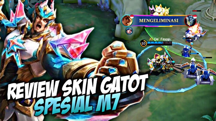 REVIEW SKIN GATOTKACA SPESIAL M7, SKIN SPESIAL TERKEREN MENURUT GW!! - Mobile Legends