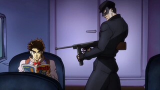 The Jotaro in the front looks weird, a bit like Dio when he was a kid