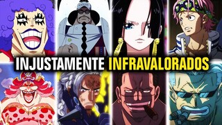 Los PERSONAJES más INFRAVALORADOS de One Piece