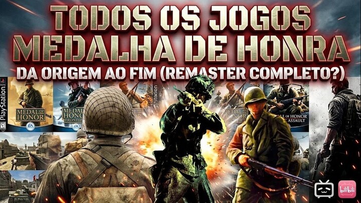 TODOS OS JOGOS DO MEDALHA DE HONRA LANÇADOS ATE 2024