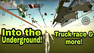 How to go underground! Truck race! & more! | Car Parking Multiplayer