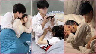 Couple At Night Sleeping Routine 🫶❤️‍🔥|04