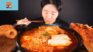 Mukbang mì cay #anngon