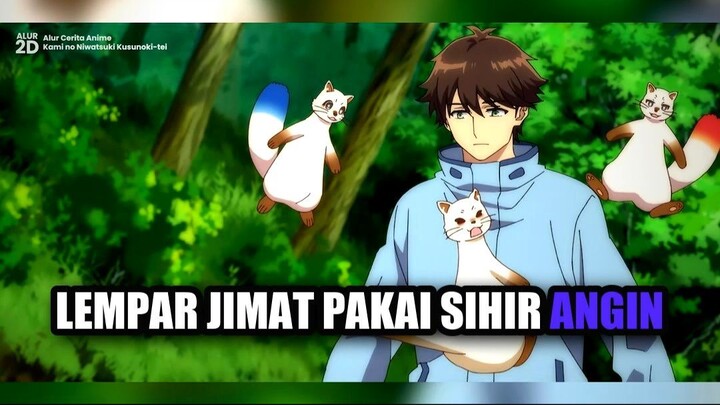 Lempar Jimat Pakai Sihir Angin