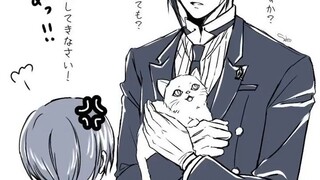 cute ciel and Sebastian