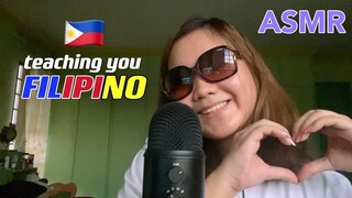 ASMR | TEACHING YOU TAGALOG/FILIPINO 🇵🇭 | trigger words & mouth sounds