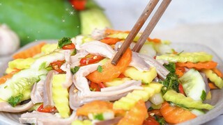 Cách Làm Gỏi Xoài Bao Tử Heo Chua Ngọt, Giòn Ngon Sần Sật | Feedy Món Ăn Ngon