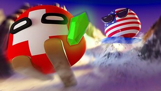 [Dubbing/Polandball] Heist 3-6 The United States reverses the situation PWA Countryball animation