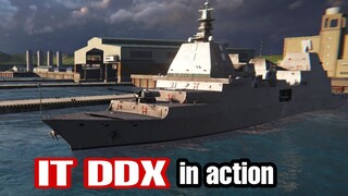 Modern Warships: IT DDX in action No Hero equipment.