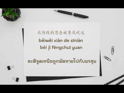 Ren Ran 任然 – Fei Niao He Chan 飞鸟和蝉(Thai Sub/PINYIN)  แปลเนื้อเพลงจีนเป็นไทย