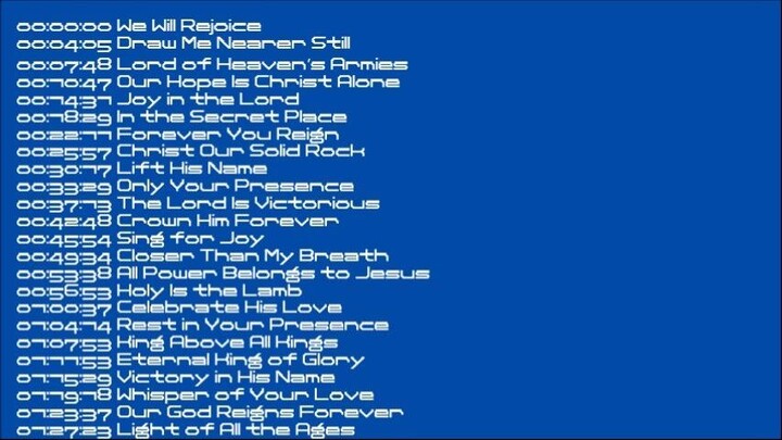 Morning Worship Songs from the 2025 Old Praise and Worship Classics Playlist