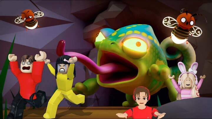 Yuta Dan Mio Masuk Ke Sarang Serangga Dikejar Bunglon  ROBLOX