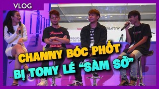 Channy bóc phốt Tony Lé có hành động "kỳ cục" lúc ngủ | VLOG #22  GAMECON 2019