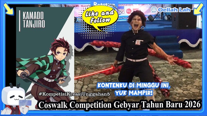 Kamado Tanjiro di Coswalk Comp Gebyar Tahun Baru 2026