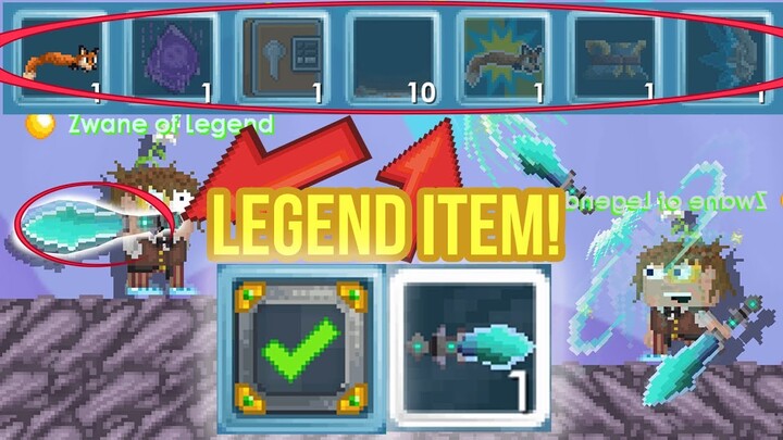 FINALLY GOT MY NEW LEGENDARY ITEM! (Winter Clash Legend Review) | Growtopia
