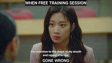 WATCH: FREE DICTION TRAINING GONE WRONG - TUTOR SPITS SALIVA WHEN PRONOUNCING "TU"