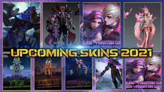 9 UPCOMING SKINS 2021 GAMEPLAY | MOBILE LEGENDS BANG BANG