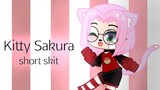 Kitty Sakura || Gacha Skit || Short || SasuSaku || Happy New Year!! ||Part 2 of Puppy Sasuke