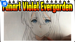 Tutorial Melukis Fanart / Violet Evergarden / Melukis Anime_5