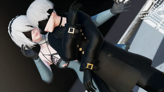 MMD Disturb Maniac Girl NieR ออโตมาตะ [4K/UHD]