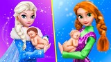 Elsa Và Anna Cùng Baby/ 10 Cách Tự Làm Đồ Thủ Công Cho Búp Bê Baby
