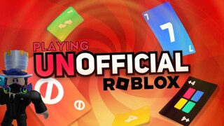 Roblox UNOfficial Gameplay