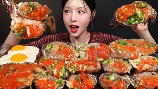 [Boki Chinese Subtitles] A super large portion of crab with soy sauce, you can eat it all in one go!