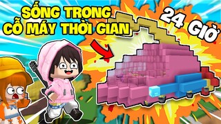 KEYD THỬ THÁCH 24 GIỜ SỐNG TRONG CỖ MÁY THỜI GIAN SIÊU XỊN TẠI LÀNG BEE TEAM TRONG MINI WORLD