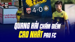 QUANG HẢI ĐƯỢC CHẤM ĐIỂM CAO NHẤT PAU FC SAU TRẬN THUA ĐẬM NGÀY RA QUÂN TRƯỚC GUINGAMP