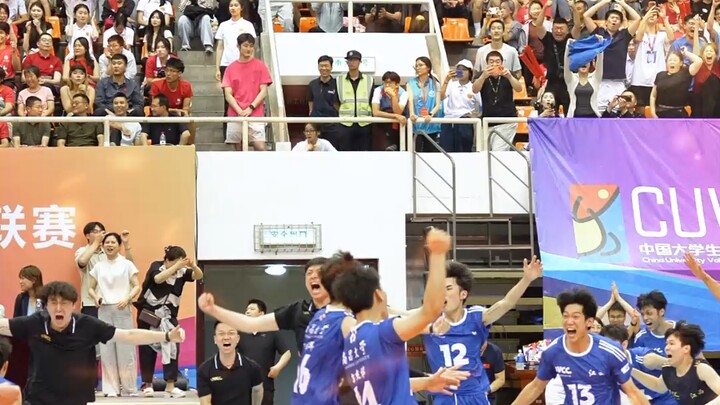 Congratulations! The Nanchang University men’s volleyball team has won the championship of the 2025–