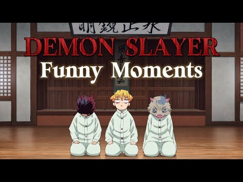 demon slayer funny moments